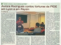 Aurora Rodrigues raconte les tortures de la PIDE sous la dictature de Salazar - Avril 2012