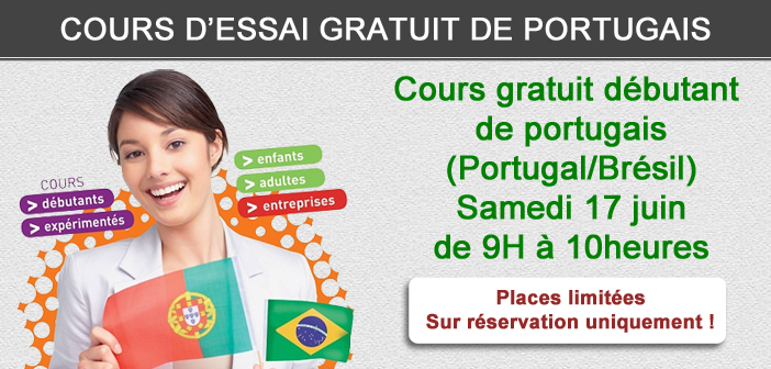 Cours gratuit de portugais juin 2017